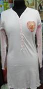 CAMICIA DONNA ANNE GEDDES CALDO COTONE DIS PEONY TG S