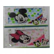 Triangolo Topolino Minnie Neonato Disney In Microfibra Con Ricamo