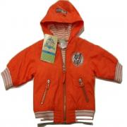 Giubbino Giacca Antivento Neonato bambino Looney Tunes Bugs Bunnies Arancio