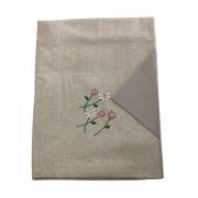 Tovaglia Da Tavola Servizio Tavola Per 6 Preziosa Articolo Roseto Fiori