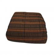 Trapunta Matrimonilae Piumone Selenes Colore Marrone Tessuto Goffrato