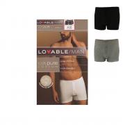 Boxer Uomo Lovable 2 Pezzi Articolo L05XM Bipack Aperto Con Bottoni