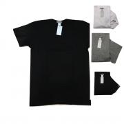 T-Shirt Uomo Lancetti LMU1001 Girocollo Puro Cotone Naturale Mezza Manica