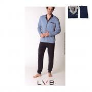 Pigiama Uomo Aperto In Cotone LVB L0B7H Lovable