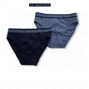 Slip Uomo Lovable 2 Pezzi  Articolo L06AD In cotone Biologico