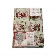 Tovaglia Natalizia Per 6 Preziosa Navidad