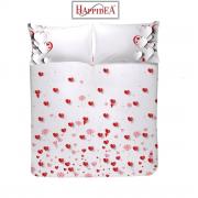 Lenzuola Happidea Lenzuola Copriletto Piazza e Mezza Digitale Sweet Heart