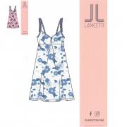 Camicia Donna Lancetti Spallina Puro Cotone Articolo V001