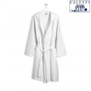 Accappatoio Caleffi Nido Ape Cotone Articolo Polo Bianco