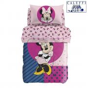 Trapunta Caleffi Minnie Singola Esterno Cotone Minnie Smile Piazzata