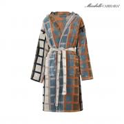 Accappatoio Spugna Con Cappuccio Carrara Barcellona Blu