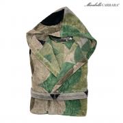 Accappatoio Spugna Con Cappuccio Carrara Madrid Verde