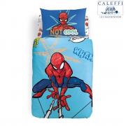 Copripiumino Disney Caleffi Spiderman Cool Singola Completo In Puro Cotone