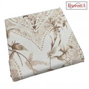 Copriletto Matrimoniale Happidea Azur Naturale Piquet Puro Cotone Made In italy