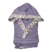 Accappatoio Bassetti Shine Bizarre Taglia XL Colore Lilla