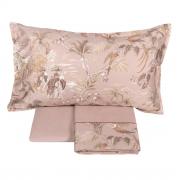 Lenzuola Fazzini Matrimoniale Oriental Rosa Made In Italia