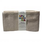 Asciugamano In Cotone Minorca 3 Pezzi Sabbia Spugnissima Da 450 Grammi