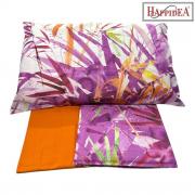 Lenzuola Happidea Lenzuola Matrimoniale Teich Arancio Made In Italia