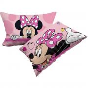 Minnie Set 2 Federe In Cotone Coppia Federe Per Cuscino Letto 2 Pezzi 100% Cotone